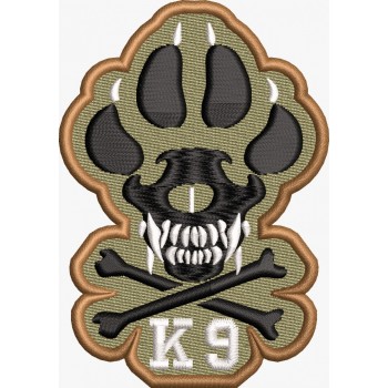 Emblema K9 CAP DE MORT